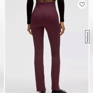 Lululemon Athletica Red Joggers with Structured Stretch